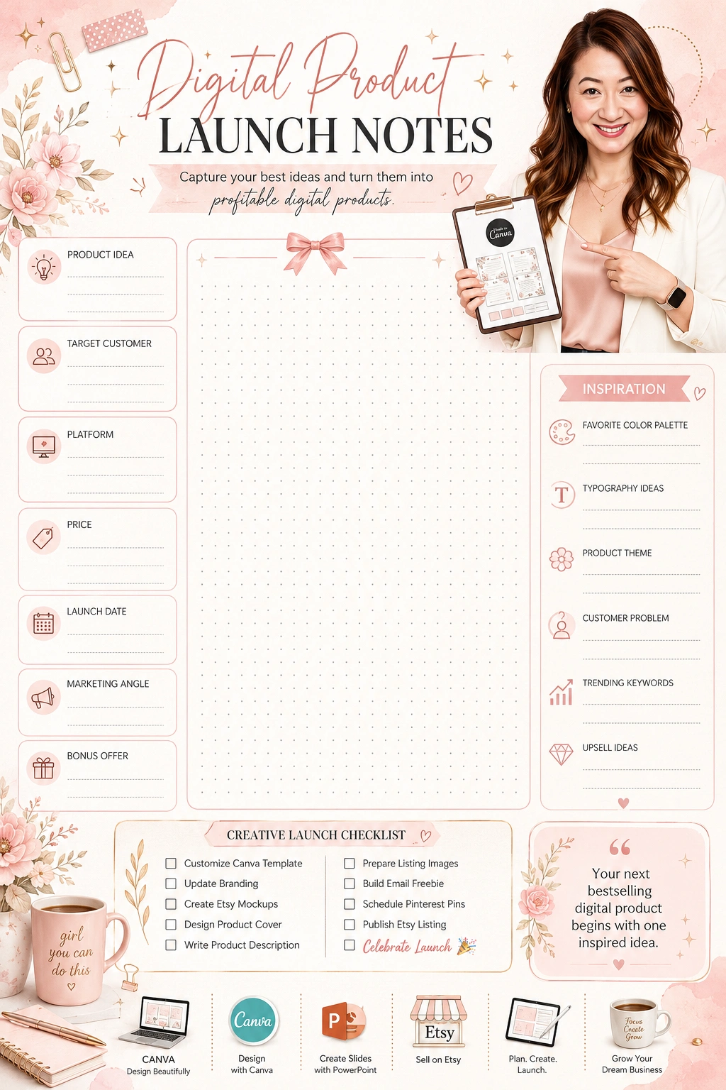Note Taking Grid